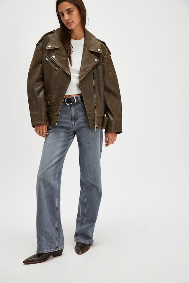Stand Studio Irene Washed Leather Jacket #2