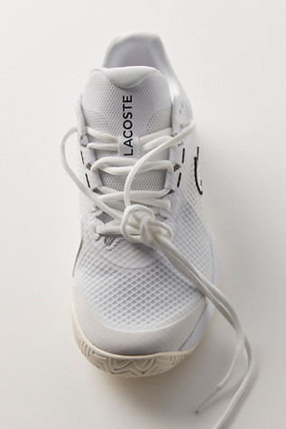 Lacoste Tech Point Tennis Sneakers At Free People In White/Off White, Size: US 8