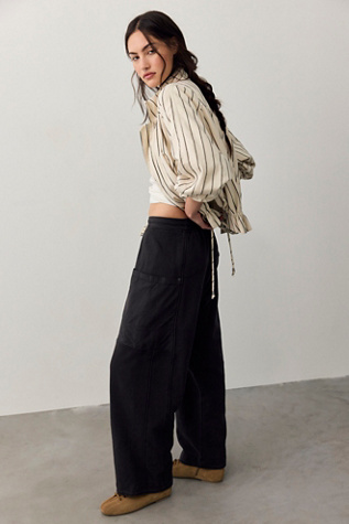 Женские брюки We The Free Jet Set Knit Pull-On, цвет: Чёрный — фото 4