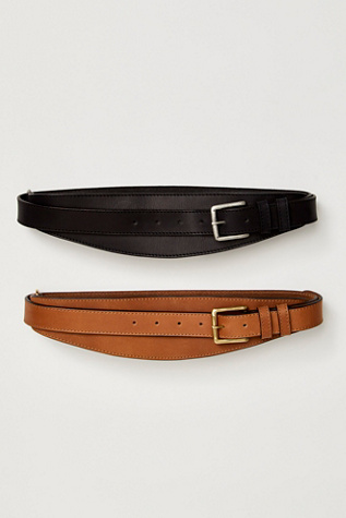 Old Sport Waist Belt at Free People in Black, Size: S/M