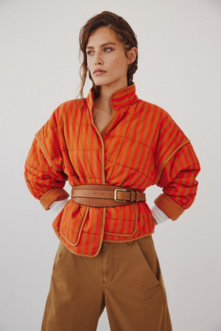 Old Sport Waist Belt At Free People In Cognac, Size: S-M/P-M