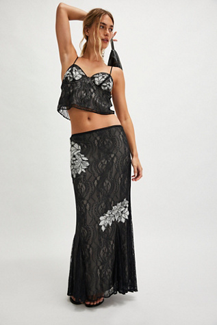 Bali Meet Me At Midnight Co-Ord at Free People in Black, Size: XS