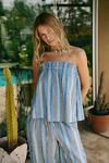 Corfu Striped Cotton-Linen Set