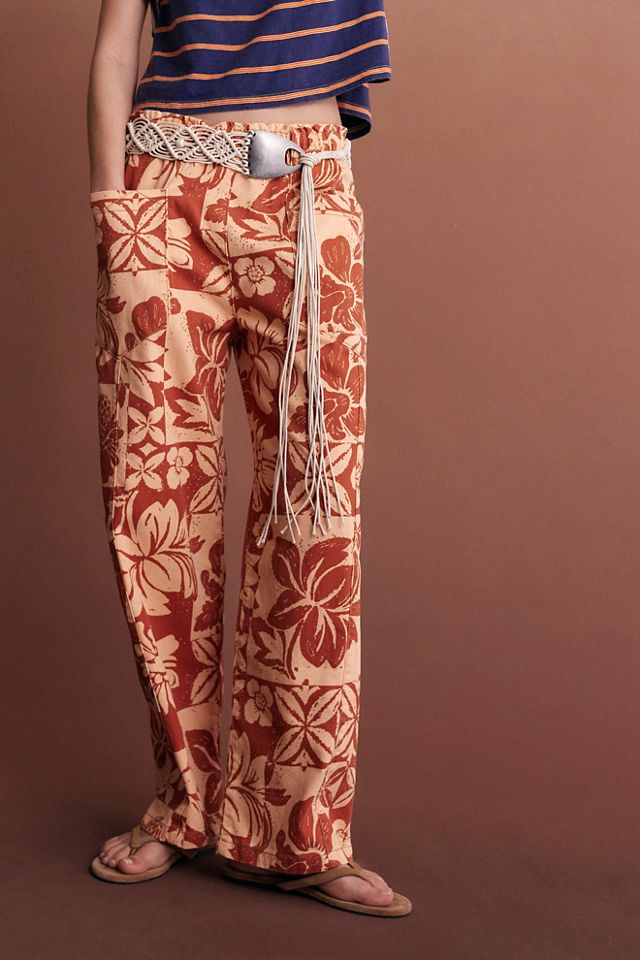 Free People ★ We The Free Mirage Printed Pull-On Jeans We The Free Mirage Printed Pull-On Jeans | Free People