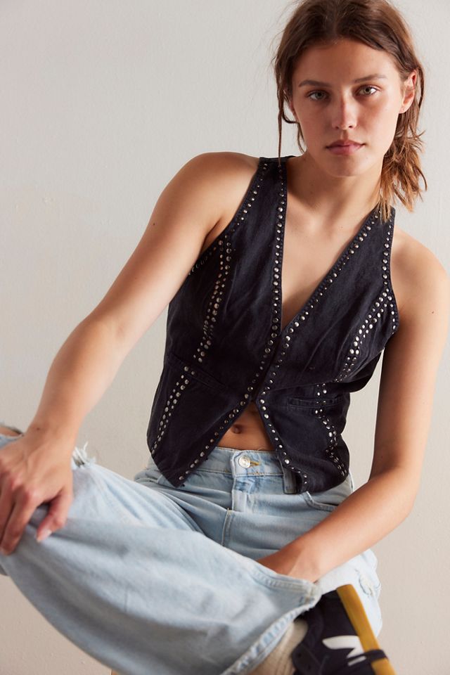 Tell Me About It Studded Vest #2