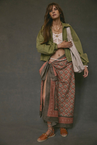 Sunskaara Sarong at Free People in Icy Lake