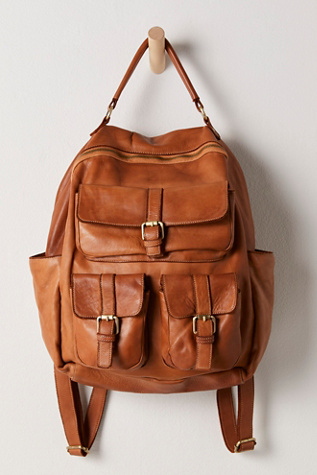 Bolsa Nova Viva Backpack at Free People in Cognac