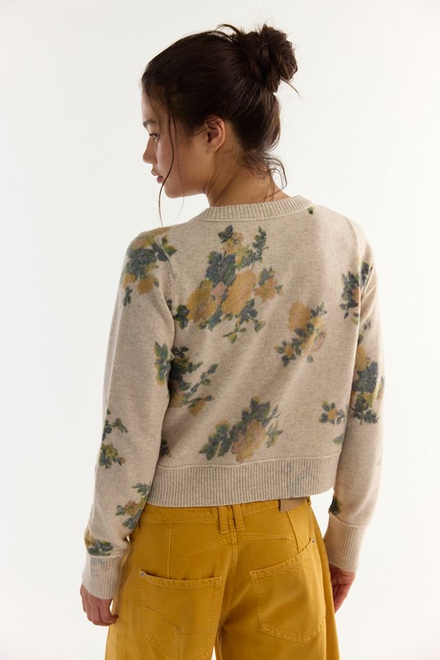 Nocturnal Patterned Cashmere Cardi #1