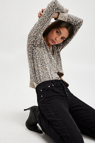 Nocturnal Patterned Cashmere Cardi