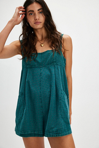 Billie Romper at Free People in Cadium Green, Size: US 0