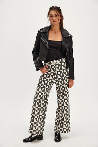 SZ Blockprints Denim Disco Pants | Free People