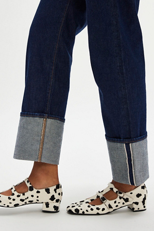 Might Be Love Mary Janes by Jeffrey Campbell at Free People in Black White Dalmation, Size: US 7.5