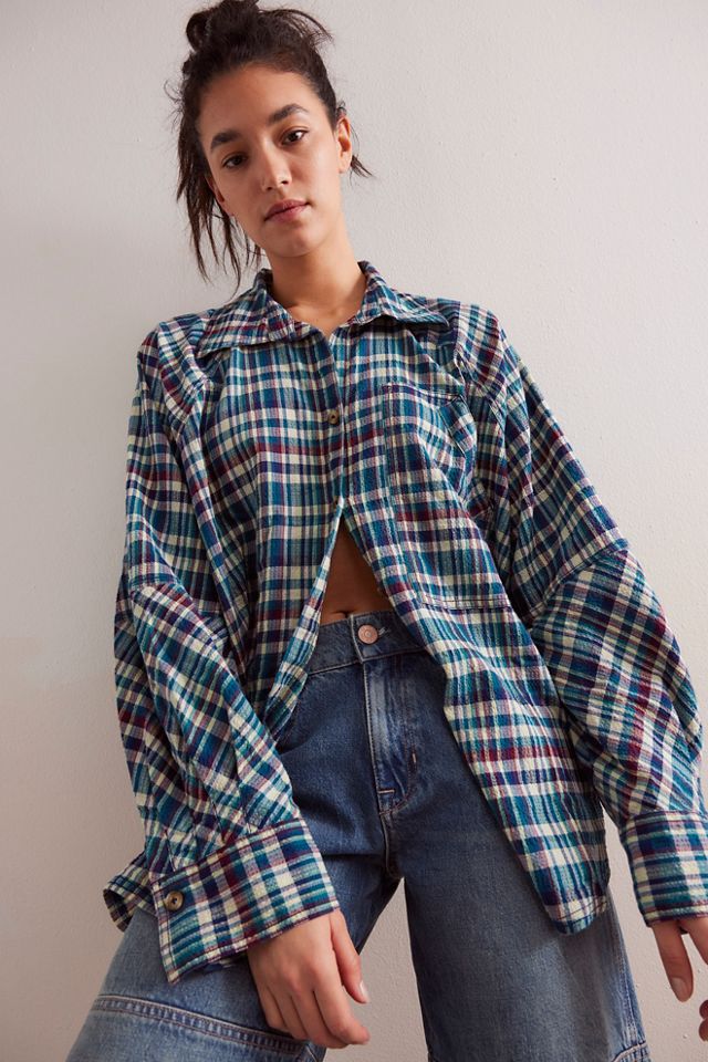We The Free Indigo Skies Plaid Shirt | Free People