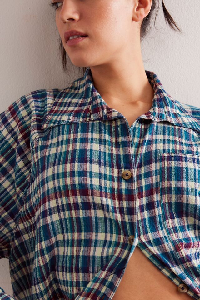 Chemise à carreaux We The Free Indigo Skies #3