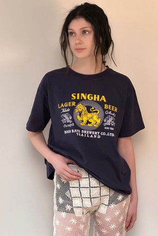 Vintage 1990's Singha Beer T-Shirt Selected By Afterlife Boutique