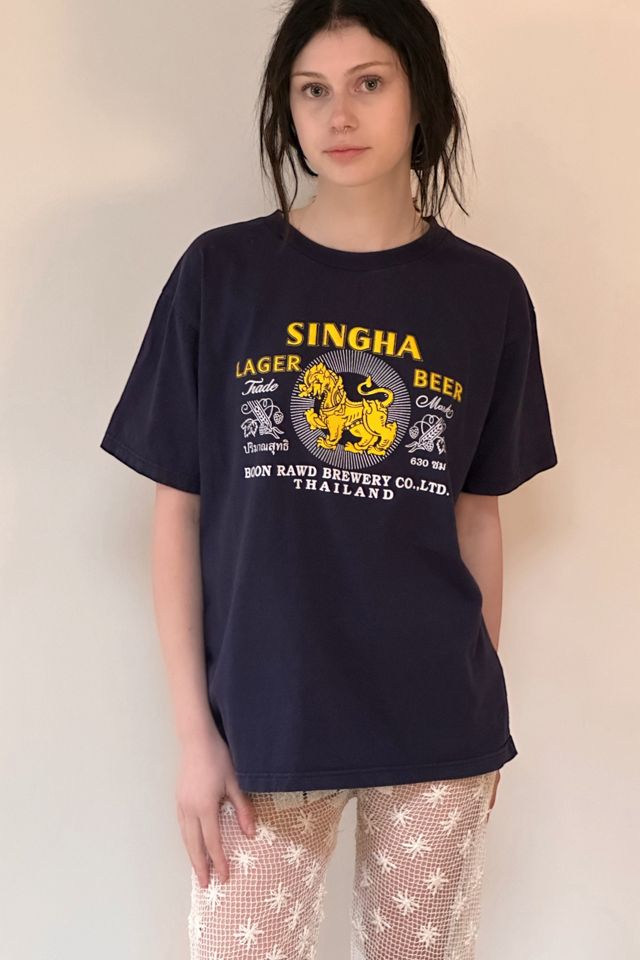 Vintage 1990's Singha Beer T-Shirt Selected By Afterlife Boutique #1