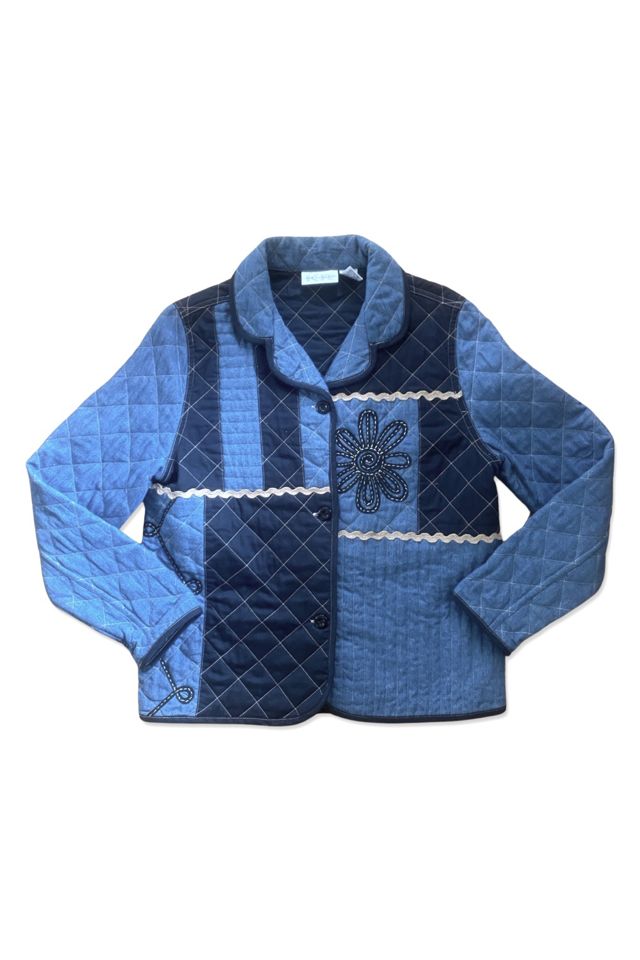 1990s Patchwork Quilted Denim Jacket Selected By Ritual Vintage #3
