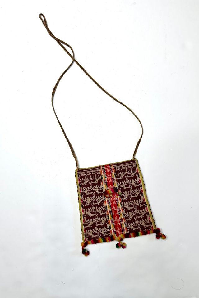 Vintage 1970s Small Woven Ethnic Purse Selected by Cherry #2