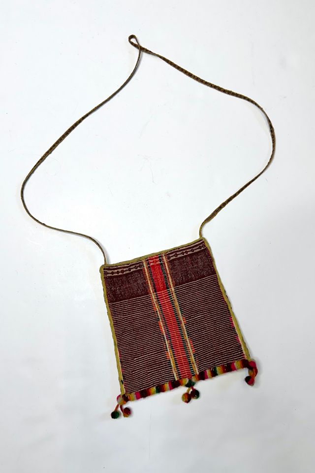 Vintage 1970s Small Woven Ethnic Purse Selected by Cherry #3