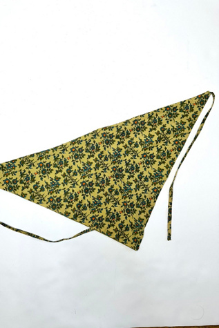 Vintage 1960s Floral Head Kerchief Selected by Cherry