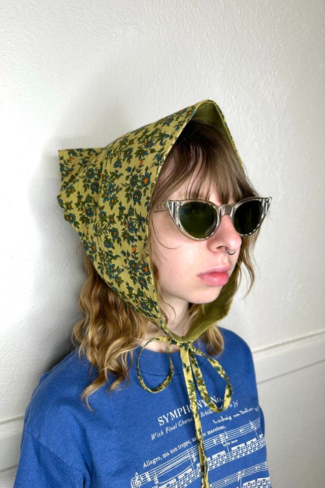 Vintage 1960s Floral Head Kerchief Selected by Cherry #1
