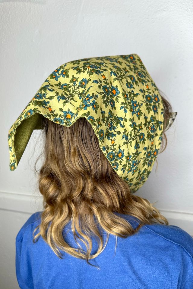 Vintage 1960s Floral Head Kerchief Selected by Cherry #2