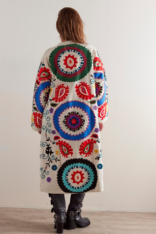 Duster Suzani Fanny par Llani en Assorti, pour femme chez Free People