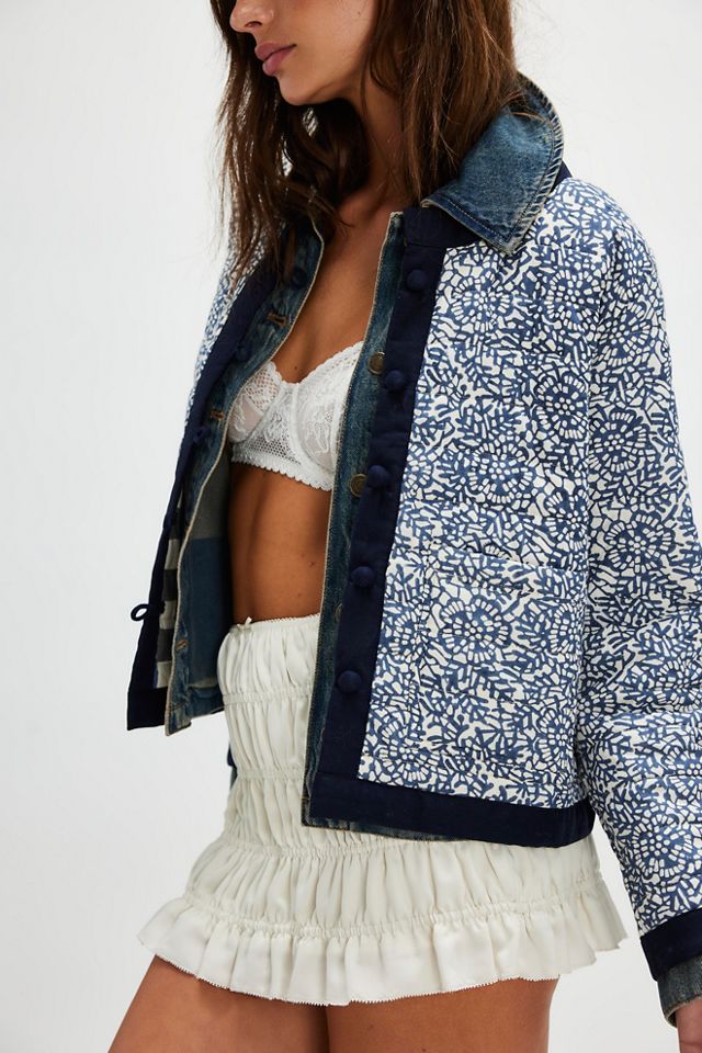 SZ Blockprints Poppy Check Jacket | Free People