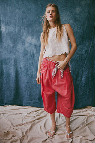 Faded Gardens Tank Top by Free People in White, Size: L