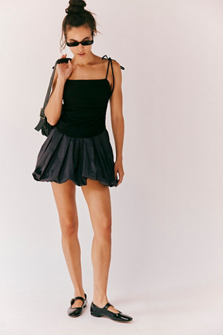 Genevieve Mini Dress at Free People in Black, Size: Medium