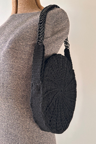 Vintage Macrame Round Bag Selected by KA.TL.AK