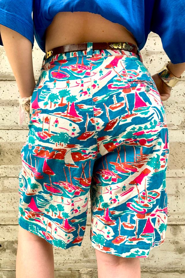 Vintage 1980’s Print Shorts Selected by Nomad Vintage #1