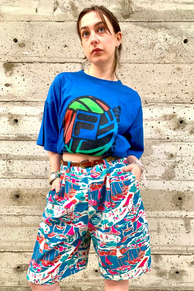 Vintage 1980’s Print Shorts Selected by Nomad Vintage #2