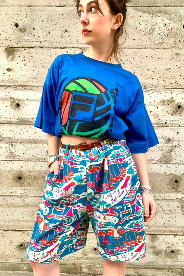 Vintage 1980’s Print Shorts Selected by Nomad Vintage #3