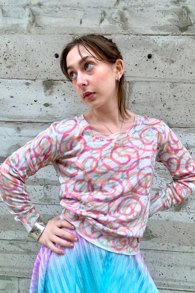 Vintage 1960’s Silk Swirl Sweater Selected by Nomad Vintage #1