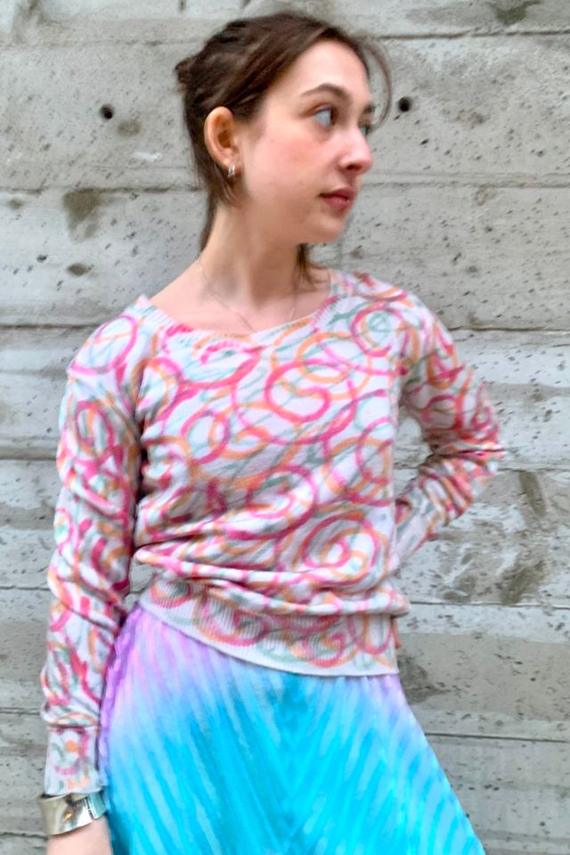 Vintage 1960’s Silk Swirl Sweater Selected by Nomad Vintage #3