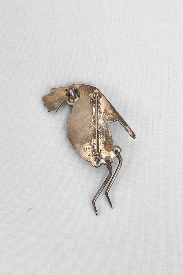 Large Vintage Southwest Sterling Silver Cabochon Pin Selected by MARMALADE #2