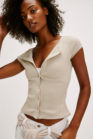 Most Wanted Cardi By Intimately At Free People In Heatherd Oatmeal, Size: XS