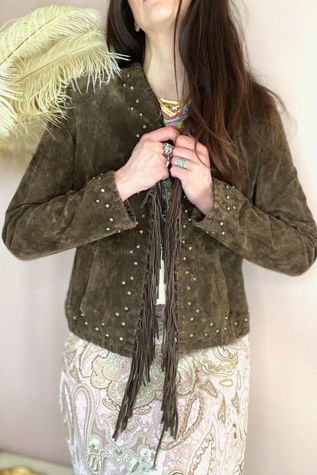 1990s Western Suede Fringe Jacket Selected By Ritual Vintage