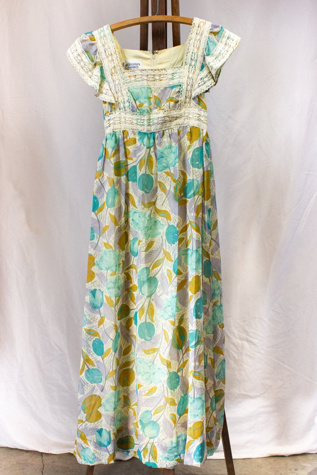 Vintage 70s California Charmer Patterned Dress Selected by Black Shag Vintage