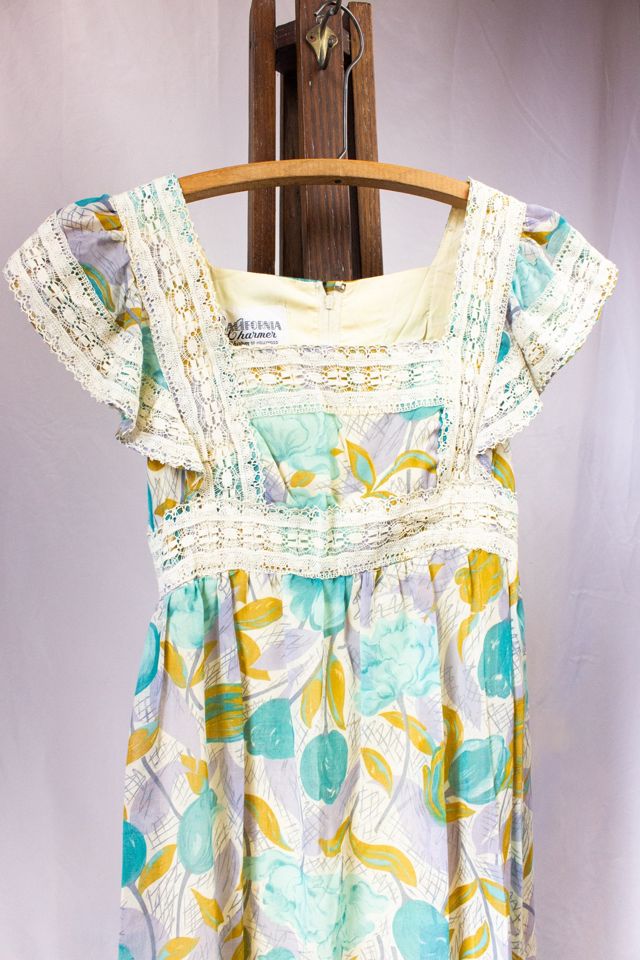 Vintage 70s California Charmer Patterned Dress Selected by Black Shag Vintage #2