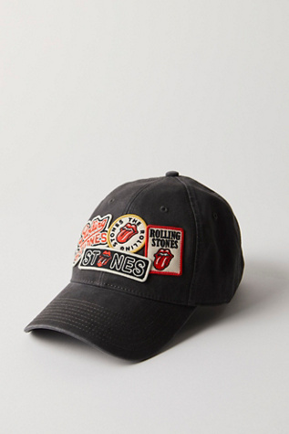 Rolling Stones Patchwork Baseball Hat by American Needle at Free People in Black