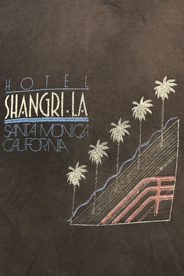 Vintage 1980's Hotel Shangri-La Santa Monica T-Shirt Selected By Afterlife Boutique #1