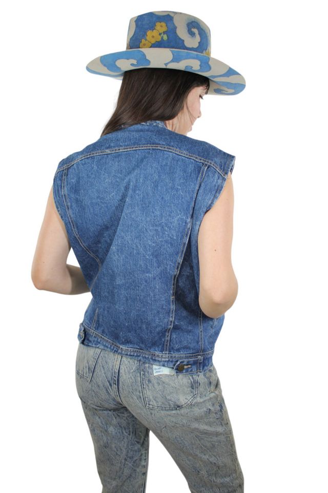 1970s Guess Denim Unisex Vest Selected By Moons + Junes Vintage #2