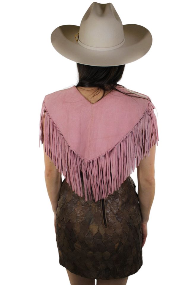 MYLAN Feather Fringe Poncho