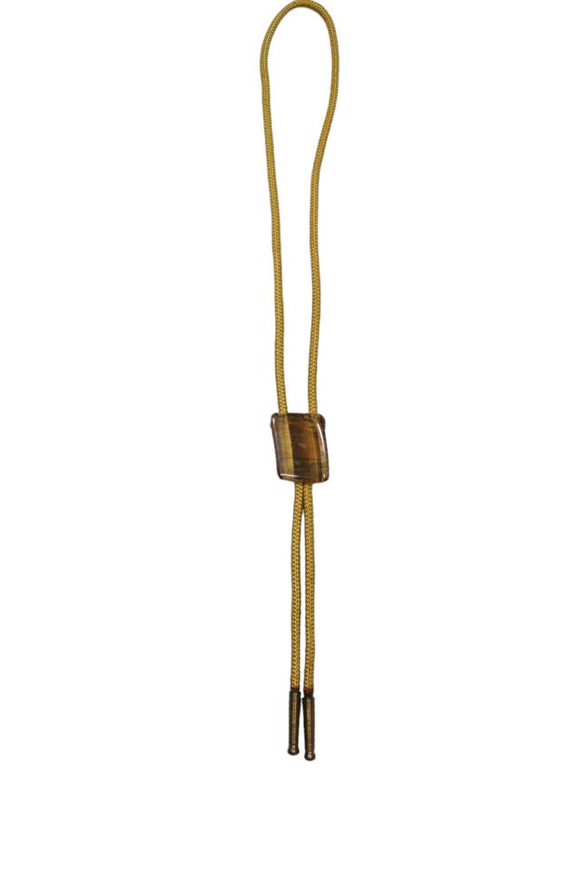 1970s Tigers Eye Bolo Tie Selected By Moons + Junes Vintage #1