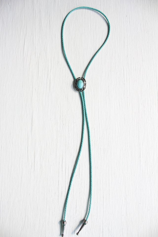 Upcycled Vintage Turquoise Bolo Tie Selected By Moons + Junes Vintage #2