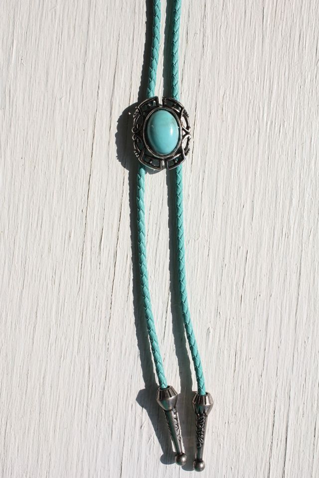 Upcycled Vintage Turquoise Bolo Tie Selected By Moons + Junes Vintage #3