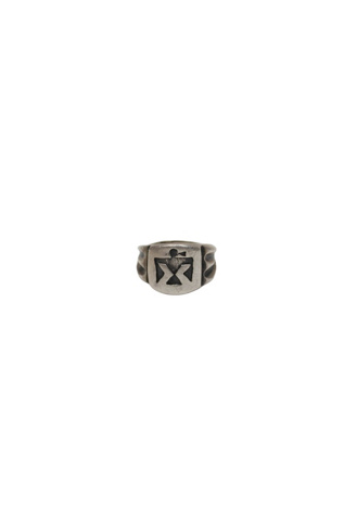 1950s Silver Thunderbird Unisex Ring Selected By Moons + Junes Vintage