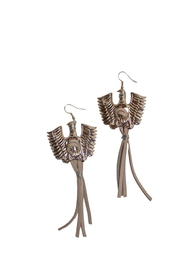 Upcycled Handmade Vintage Western Fringe Earrings Selected By Moons + Junes Vintage #1